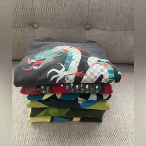 Lot of 6 NWOT Tea Collection Boys size 10 Long Sleeved Shirts